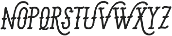 The Tattooist Heavy Oblique otf (800) Font UPPERCASE