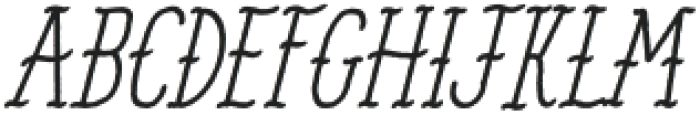 The Tattooist Max Oblique otf (400) Font LOWERCASE