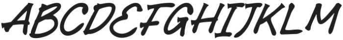 The Tragha Regular otf (400) Font UPPERCASE