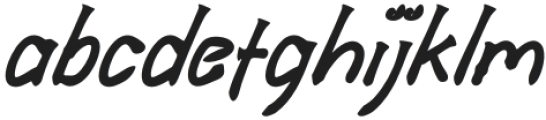 The Tragha Regular otf (400) Font LOWERCASE