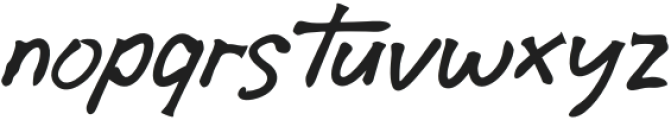 The Tragha Regular otf (400) Font LOWERCASE