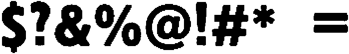The Union Alt Sans Regular otf (400) Font OTHER CHARS