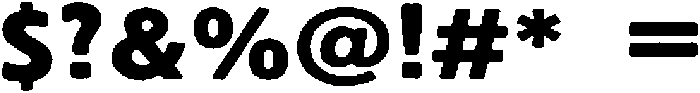 The Union Alt Sans Wide otf (400) Font OTHER CHARS