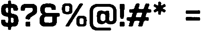 The Union Sans Regular otf (400) Font OTHER CHARS
