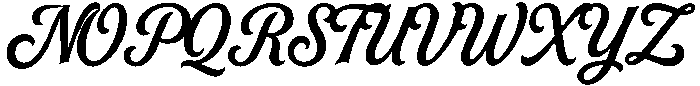 The Union Script Two otf (400) Font UPPERCASE