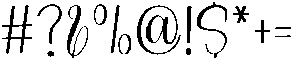The Vintage Regular otf (400) Font OTHER CHARS