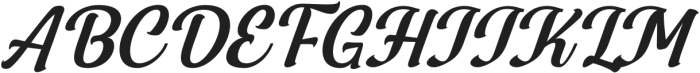 The Vintage Town otf (400) Font UPPERCASE