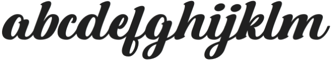 The Vintage Town otf (400) Font LOWERCASE