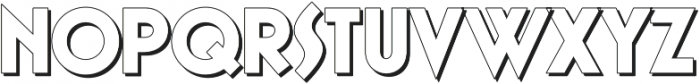 The Voyage Culture Shadow otf (400) Font LOWERCASE