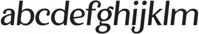 The Voyager Light Italic otf (300) Font LOWERCASE