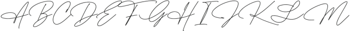 The Wedding Signature Regular otf (400) Font UPPERCASE