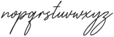 The Wedding Signature Regular otf (400) Font LOWERCASE