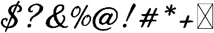 The Wild Petal Regular otf (400) Font OTHER CHARS