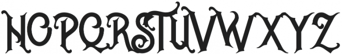 The Witch otf (400) Font UPPERCASE