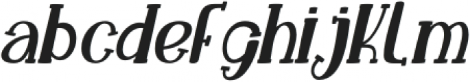 The Witchers italic Regular otf (400) Font LOWERCASE