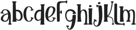 The Witchers long Regular otf (400) Font LOWERCASE