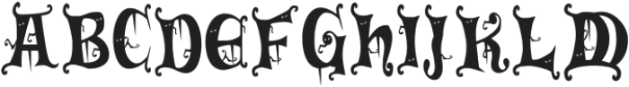 The Wizard Regular otf (400) Font UPPERCASE