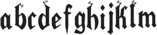 The Wizard Regular otf (400) Font LOWERCASE