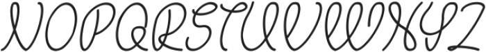 The Wizzard Italic otf (400) Font UPPERCASE