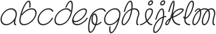 The Wizzard Italic otf (400) Font LOWERCASE