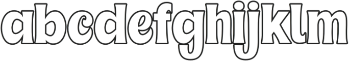 The Write  Outline Outline otf (400) FONT