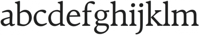 The Youngest Serif Book otf (400) Font LOWERCASE