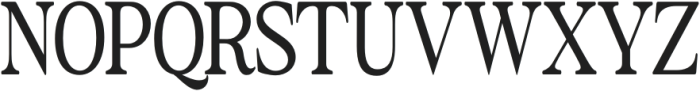 The Zondaya Gevola Expanded Contrast Narrow otf (400) Font UPPERCASE