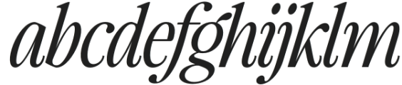 The Zondaya Gevola Italic otf (400) FONT