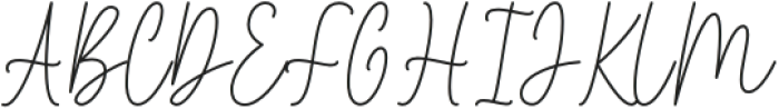 The ending otf (400) Font UPPERCASE