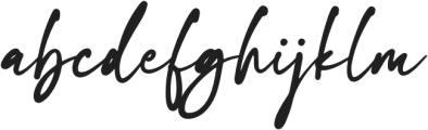 The flash otf (400) Font LOWERCASE