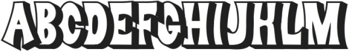 The some one_ shadow otf (400) Font UPPERCASE