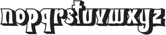 The some one_ shadow otf (400) Font LOWERCASE