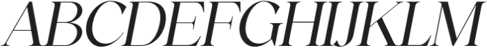 TheAestheticaSerif Italic otf (400) Font UPPERCASE