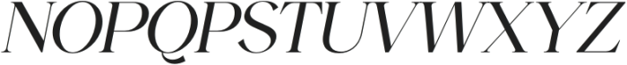 TheAestheticaSerif Italic otf (400) Font UPPERCASE