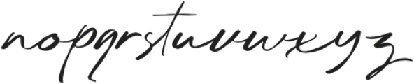 TheBaillers-Script otf (400) Font LOWERCASE