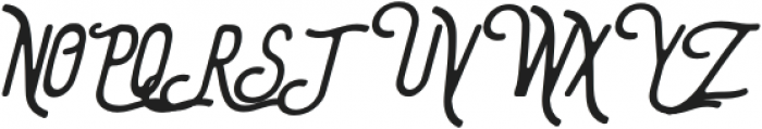 TheBangles-Italic otf (400) Font UPPERCASE