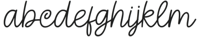TheBrightly-Regular otf (400) Font LOWERCASE