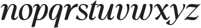 TheCastelo-BoldItalic otf (700) Font LOWERCASE