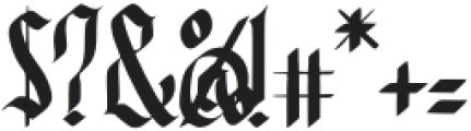 TheCelestials otf (400) Font OTHER CHARS