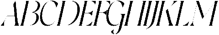 TheCheloEditoriaItalicScale-R otf (400) Font UPPERCASE