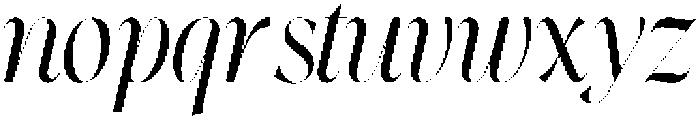 TheCheloEditoriaItalicScale-R otf (400) Font LOWERCASE