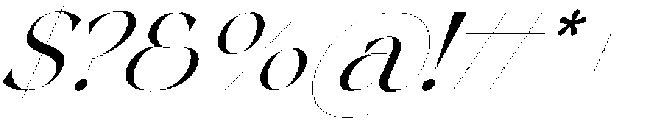 TheCheloEditoriaItalicSlant-R otf (400) Font OTHER CHARS