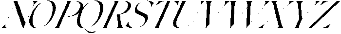 TheCheloEditoriaItalicSlant-R otf (400) Font UPPERCASE