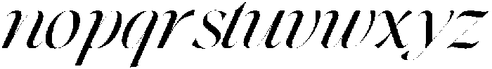 TheCheloEditoriaItalicSlant-R otf (400) Font LOWERCASE