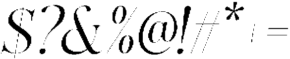 TheCheloEditoriaSlant-Regular otf (400) Font OTHER CHARS