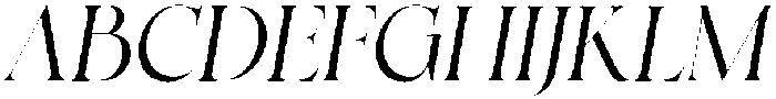 TheCheloEditoriaSlant-Regular otf (400) Font UPPERCASE