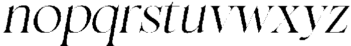 TheCheloEditoriaSlant-Regular otf (400) Font LOWERCASE