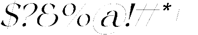 TheCheloeditoriaItalic-Reg otf (400) Font OTHER CHARS