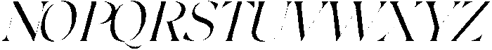 TheCheloeditoriaItalic-Reg otf (400) Font UPPERCASE