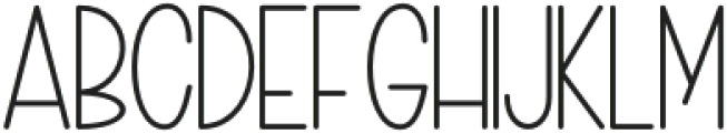 TheCosta-Regular otf (400) Font UPPERCASE